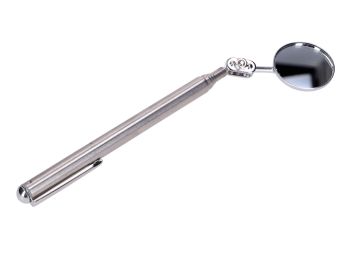 Telescopic inspection mirror extendable up to 476mm (d=30mm)