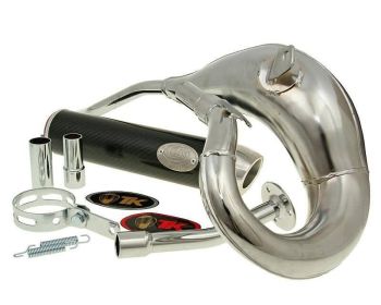exhaust Turbo Kit Bufanda RQ chrome for Rieju MRX 50