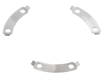Locking plate set swiing sprocket 6-hole Inox 3-piece for Puch Maxi