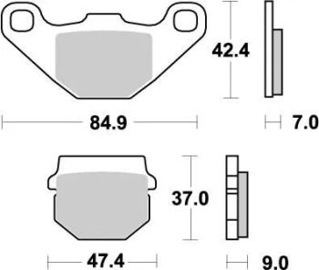 MOTOMASTER BRAKEPAD NITRO