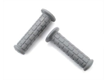 Grips throttle/fixed grip Lusito gray 130mm for moped mokick LKR KKR