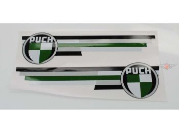 Tank fairing sticker set 2 pieces 210mm Dakota for Puch VZ Moped Mokick