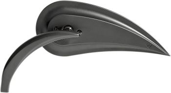 MIRROR RAD 3 T-DROP L BLK