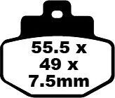 BRAKE PAD EBC SFA321