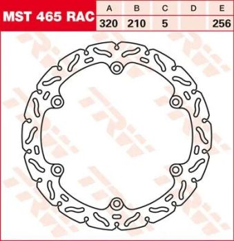 BRAKE ROTOR FIX RAC L/R