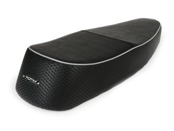 Seat -BGM PRO SportTouring- Vespa Sprint, GT, GTR, Super, TS, GL, VNA, VBA, VNB, VBB, T4, Rally 180/200, GS160, SS180 - also fits Vespa PX - without lock