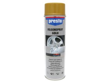 wheel spray paint Presto gold 500ml