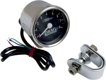 TACH ELEC 2.4"BLK BULB LT