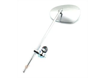Motorcycle universal kidney chrome mirror boom left