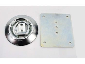 Lashing recess for belt car trailer motorcycle scooter moped