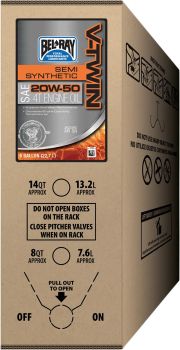 V-Twin Semi-Synthetic Oil - 20W-50 - 6 U.S. gal.