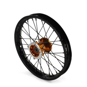 Roue avant aluminium 7116 volt racing - moyeu or 14" - ø15