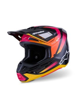 HELMET SM7 RISE BLK/YL/PINK M
