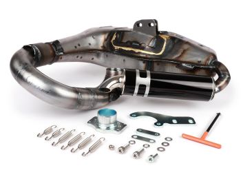 Exhaust -BGM PRO Clubman Sport for SIMONINI- Lambretta (1st series - 2nd series, 3rd series) - unpainted