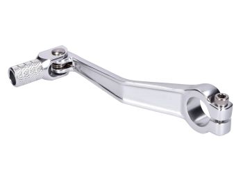 gearshift lever foldable aluminum anodized silver for Simson S50, S51, S53, S70, S83