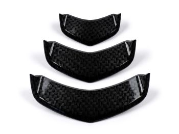 Horn grill insert, chevron set -MOTO NOSTRA, carbon style- Vespa GTS125/300 (2019-), GTS Super (iGet/HPE), GTS Supersport (iGet/HPE), GTS Touring (iGet/HPE), GTS SuperTech (iGet/HPE), GTS Yacht Club, GTS SuperNotte