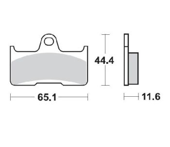 BRAKE PAD SINTER ATV NITR