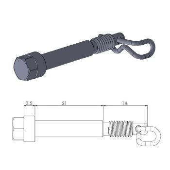 BRAKE CALIPER PIN