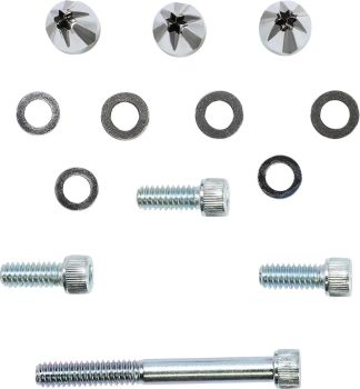 SCREW W-SHIELD BLK/CHR