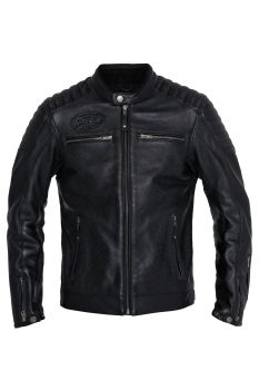 JACKET DEXTER LEATHER BLACK SM