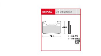 BRAKE PAD TRW