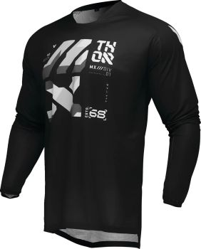 JERSEY LAUNCH BRAVE BK/GY MD