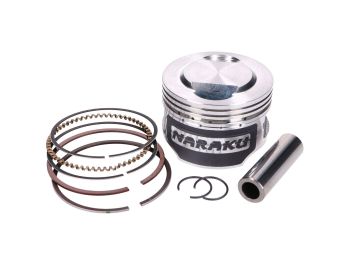 piston set Naraku 52.4mm CNC milled piston skirt grooves for 139QMB/QMA