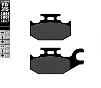 BRAKE PAD SCOOTER ORGANIC
