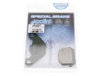 brake pads Polini organic for CPI Hyosung Keeway Peugeot