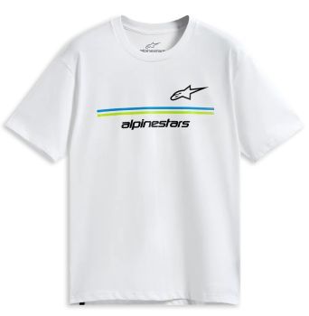 TEE SS CSF LANES WHITE XL