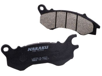 brake pads Naraku organic for Honda PCX 125, NSC, Vision, Peugeot, Torrot