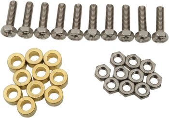 YUASA BOLT/NUT SET BATT 6X22SS