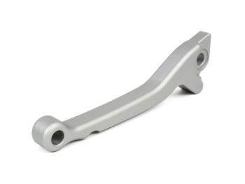 Brake lever -BGM PRO CNC- disc brake (Grimeca)- Vespa PX (1998-2003), LML Star, Stella - steel grey