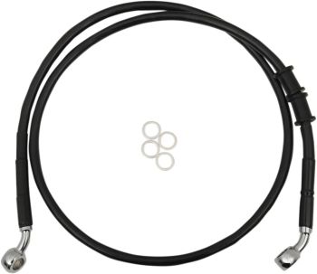 FRT BRAKE LINE XL BK +10
