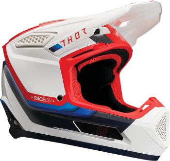 HELMET FLEET DEFY WH/RD/BL MD