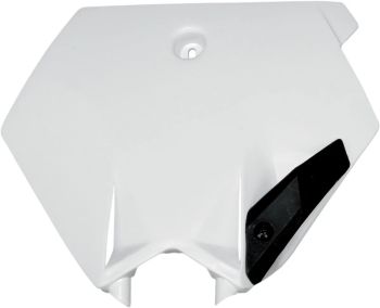 PLATE # FRT KTM85 WHT