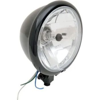 "HEADLIGHT 5.75"" SPRGR BLK"