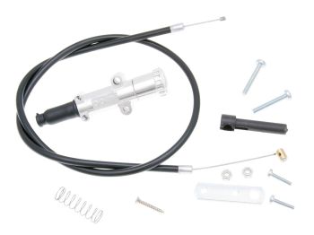 choke cable assy Polini chromed 65cm - universal