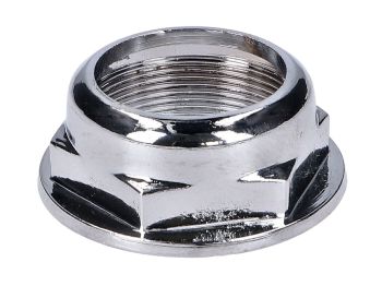 steering head nut / steerer tube nut open M26x1mm for Puch Maxi, Magnum