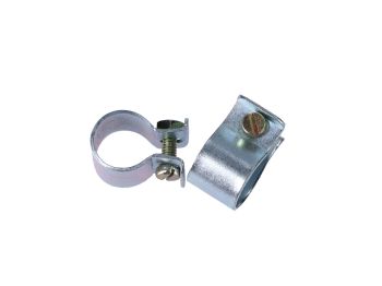 clamp set galvanized for round turn signals for Simson S50, S51, S53, S70, SR50, SR80