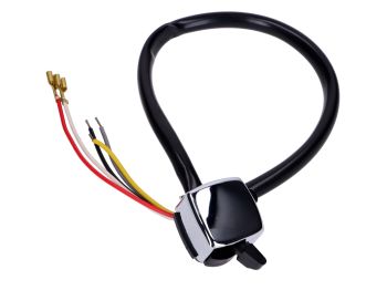 Light switch chrome 5 cables for Kreidler Florett RS, RM, TM, LF, LH