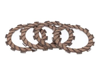 clutch disc set 4-friction plate type for Derbi Senda GPR, Aprilia RS RX SX, Gilera RCR, SMT EBE, EBS, D50B