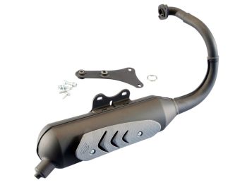 exhaust Polini for Peugeot vertical for attachment to the crankcase (S1A)