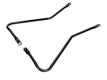 Frame holder set glossy black for Puch Maxi