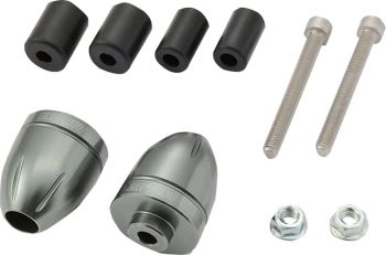 BAR END BULLET GUNMETAL