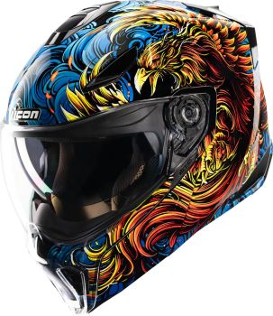 HELMET THRESHOLD BURNBIRDIEBURN BLUE 2X