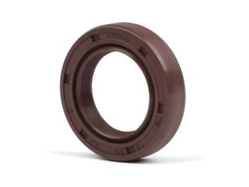 Oil seal 19x30x6,5mm -BGM PRO FKM/Viton® (E10/etahnol resistant)- (used for crankshaft drive side Piaggio 50 cc 2-stroke)