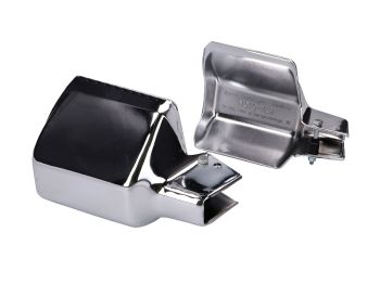 handlebar hand guard set chrome for Simson S50, S51, S53, S70, S83, SR50, SR80