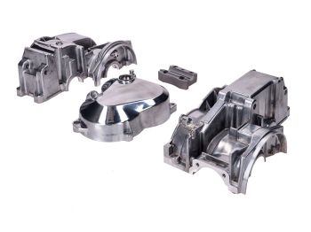 Crankcase set kickstarter 4-piece for Puch Maxi