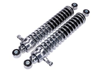 Shock absorber set DPR Classic 360mm adjustable chrome for Simson S51, S70, S53, S